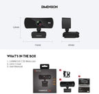 Fantech C30 Streaming Webcam LUMINOUS 2K Quad HD