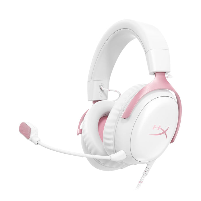 HyperX Cloud III Wired Gaming Headset- White