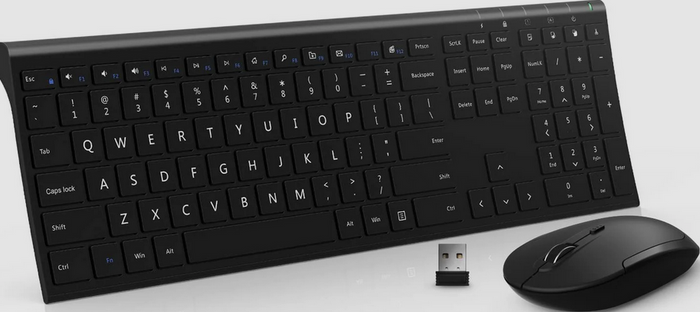 Jelly Comb Mechanical Keyboard and Mouse Combo (Black Switches)