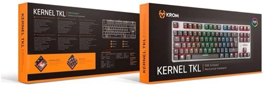 KROM Kernel TKL RGB Compact Gaming Mechanical Keyboard