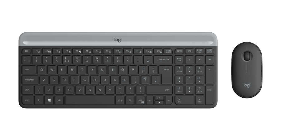 Logitech Slim Combo Wireless Keyboard and Mouse Combo