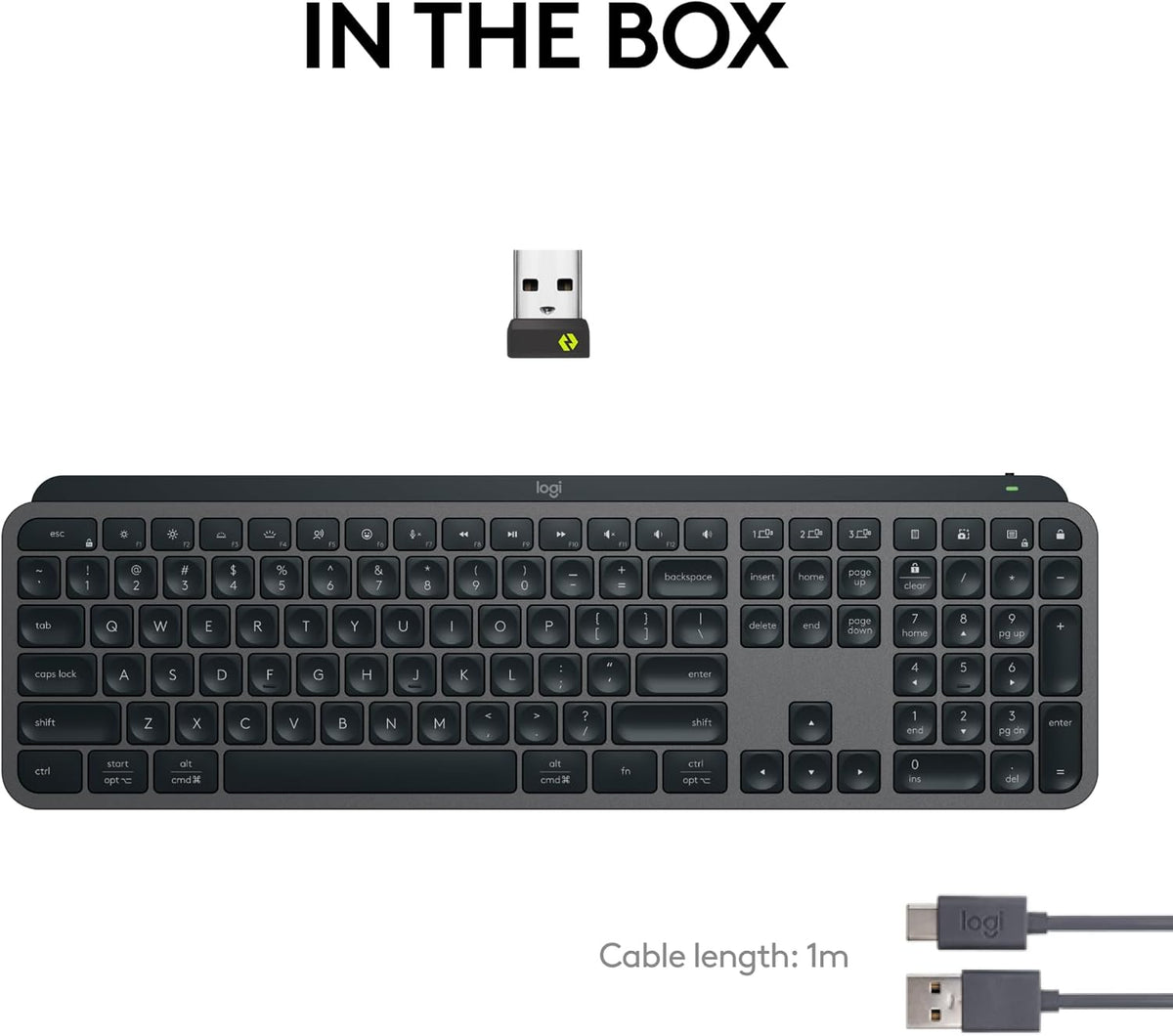 Logitech MX Keys S Wireless Full-Size Keyboard