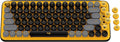 Logitech POP Keys Mechanical Keyboard (Brown Switch) - Yellow