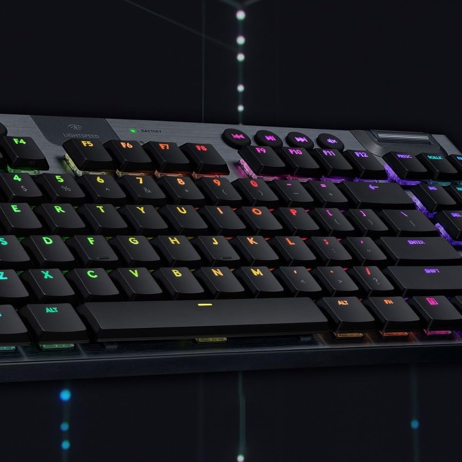 Logitech G915 TKL Wireless Mechanical Gaming Keyboard - GL Clicky Switch