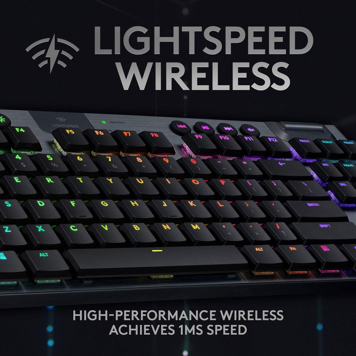 Logitech G915 TKL Wireless Mechanical Gaming Keyboard - GL Clicky Switch