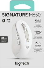Logitech Signature M650 Wireless Mouse - White