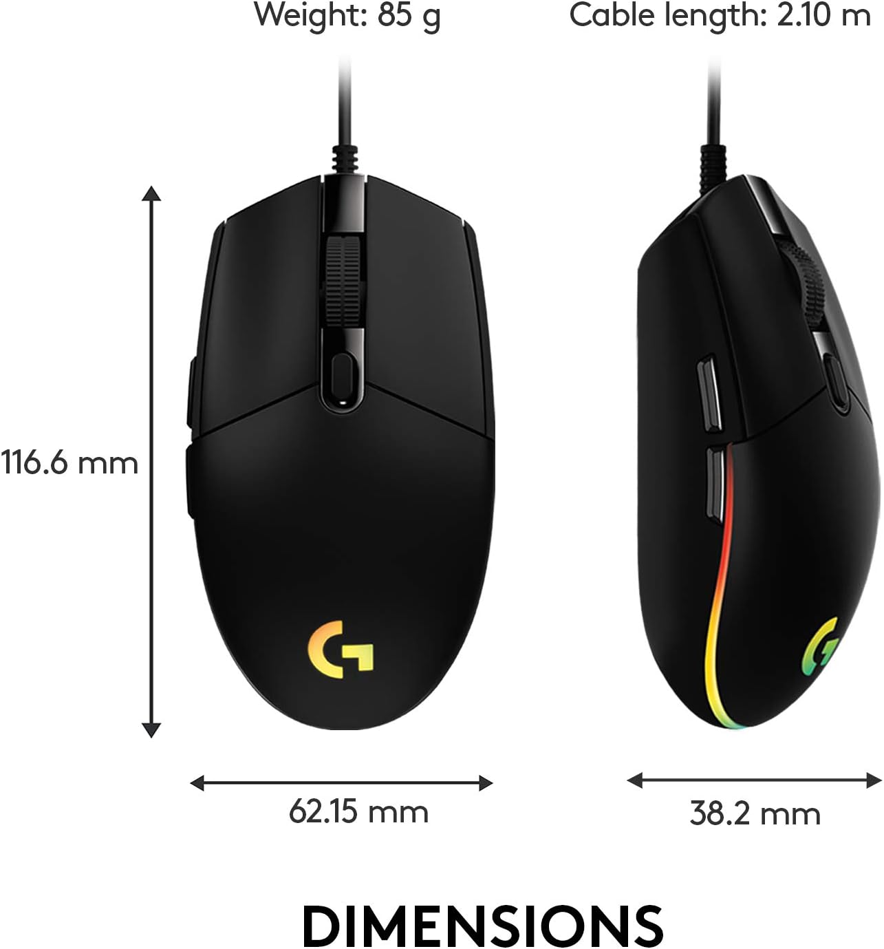 Logitech G102 RGB Gaming Mouse