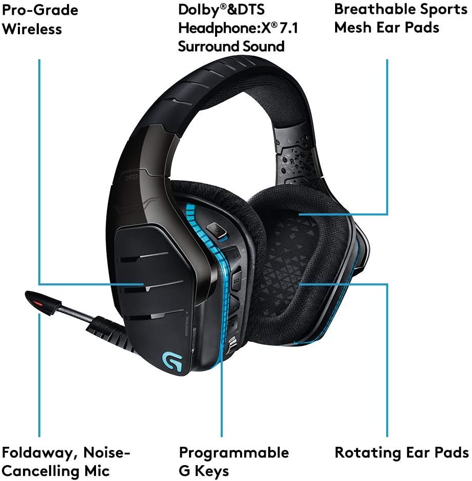 Logitech G933 Artemis Spectrum Wireless Gaming Headset