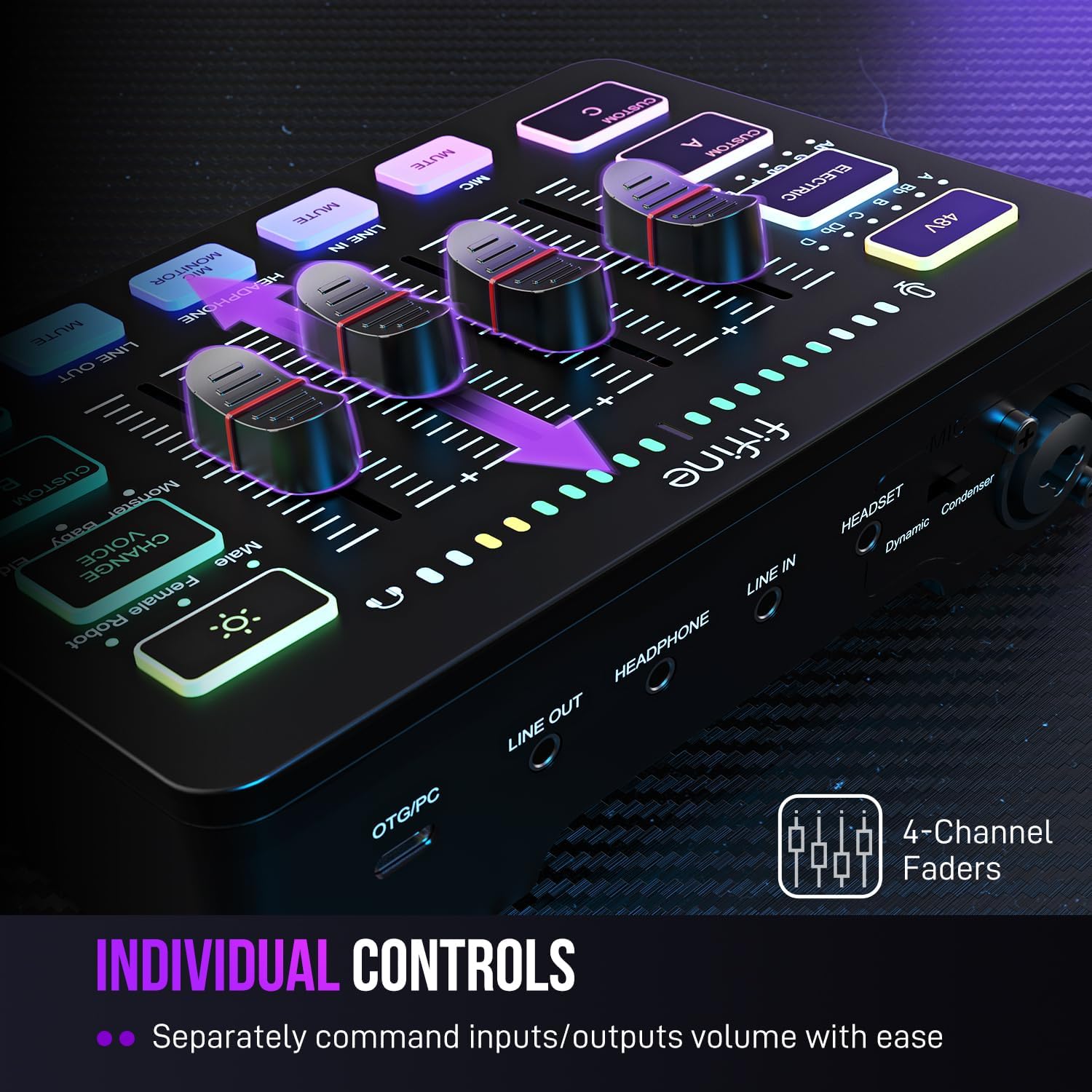 Fifine Ampligame Gaming Mixer