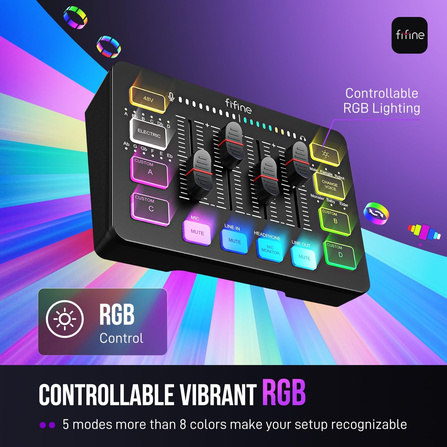 Fifine Ampligame Gaming Mixer