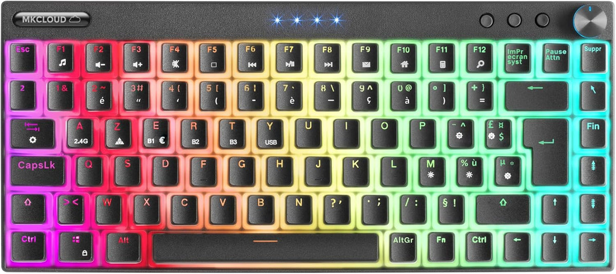 Mars Gaming MKCloud Wireless Mechanical Keyboard (Red Switch)