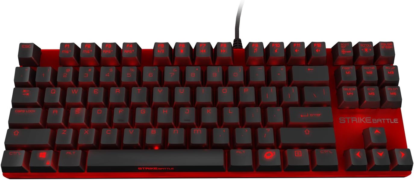 Ozone Battle Royale RGB TKL Mechanical Gaming Keyboard (Red Switch)