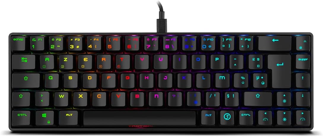 Ozone Tactical Wireless Mini Mechanical Keyboard (Red Switch)