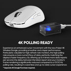 Pulsar X2 Elite Wireless Gaming Mouse- White