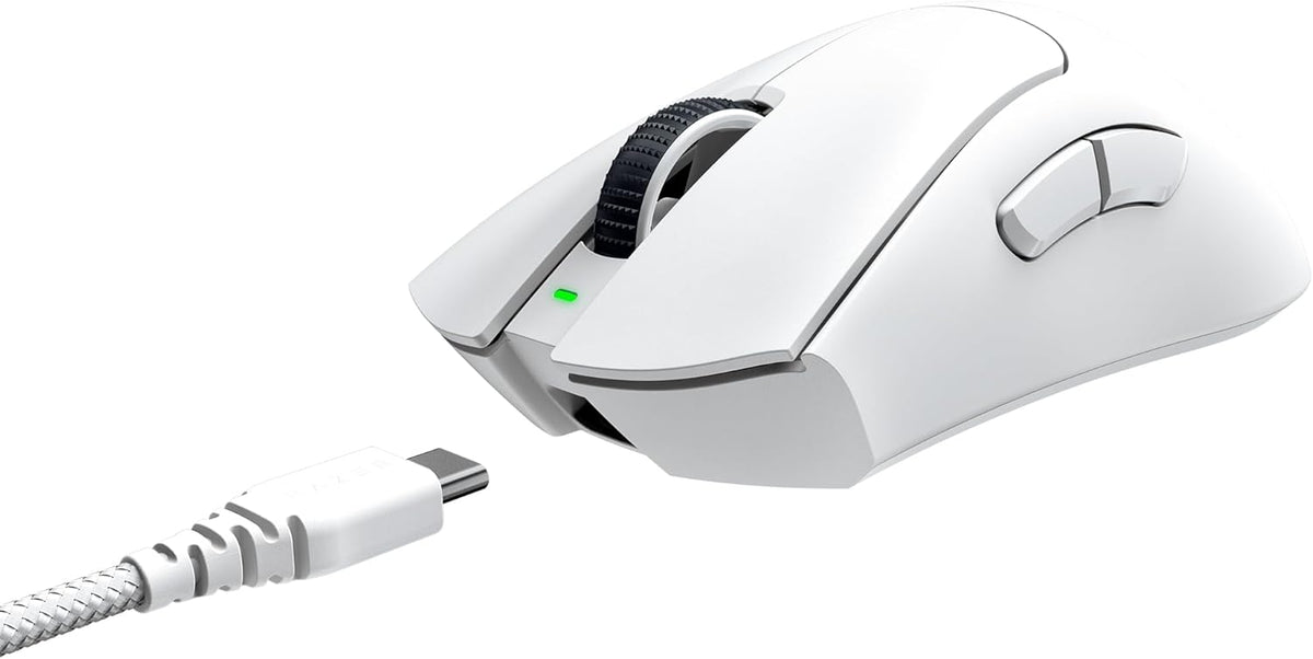 Razer DeathAdder V3 Pro Wireless Gaming Mouse- White