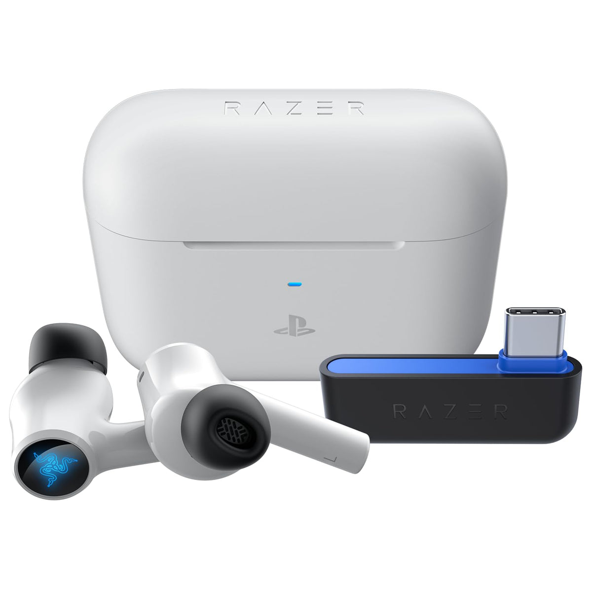 Razer Hammerhead HyperSpeed Wireless Earphones - White