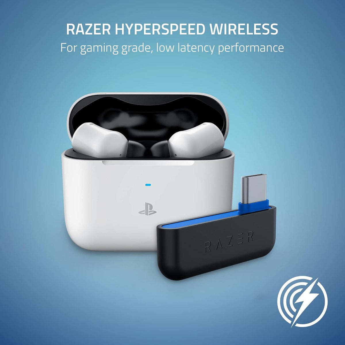 Razer Hammerhead HyperSpeed Wireless Earphones - White