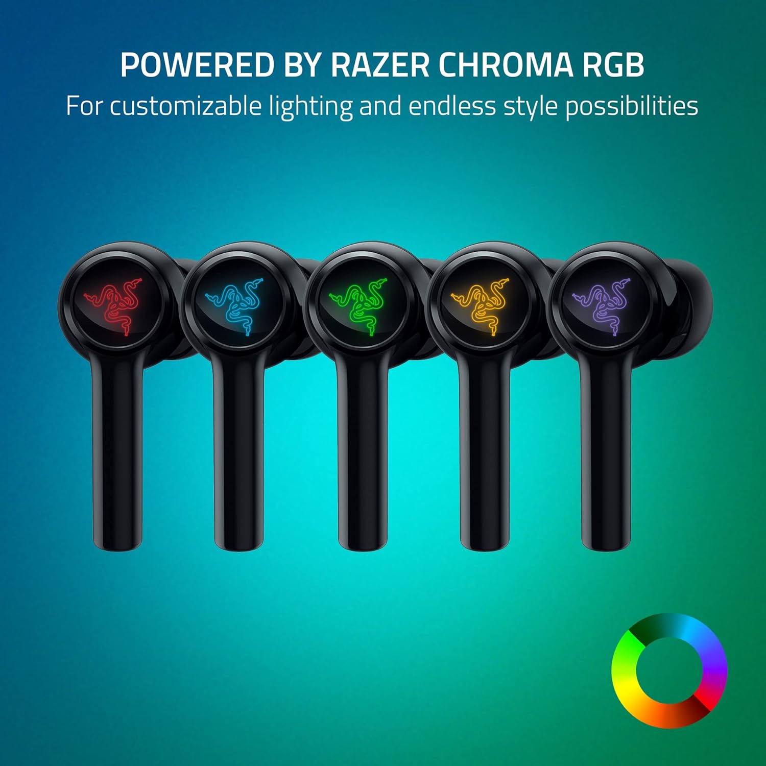Razer Hammerhead HyperSpeed Wireless Earphones- Xbox Edition