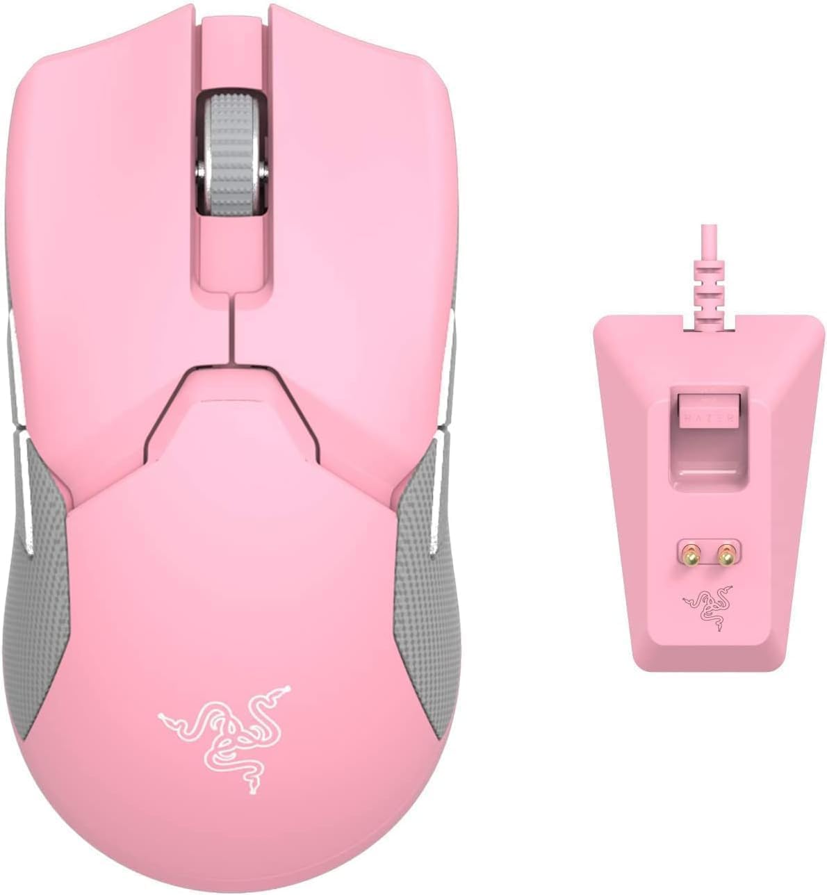 Razer Viper Ultimate Wireless Gaming Mouse with Charging Dock - Pink