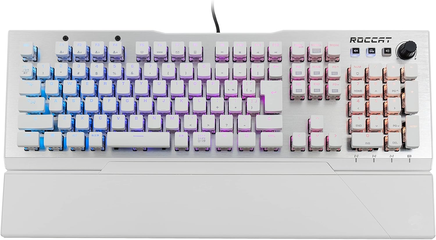 ROCCAT Vulcan 122 AIMO Mechanical Keyboard (Titan Switch)- White