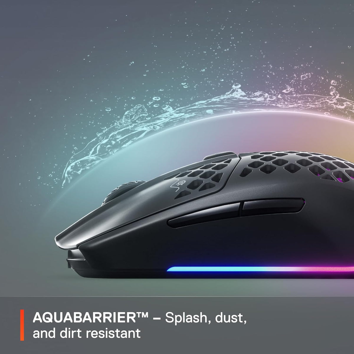 SteelSeries Aerox 3 Wireless Gaming Mouse - Black
