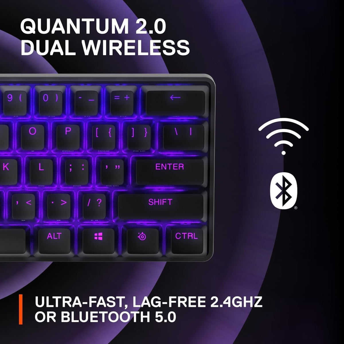SteelSeries Apex Pro Mini Mechanical Keyboard (White Switch)