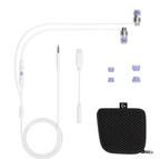 Logitech G333 In-Ear Gaming Earphones with Dual Drivers - White/Silver