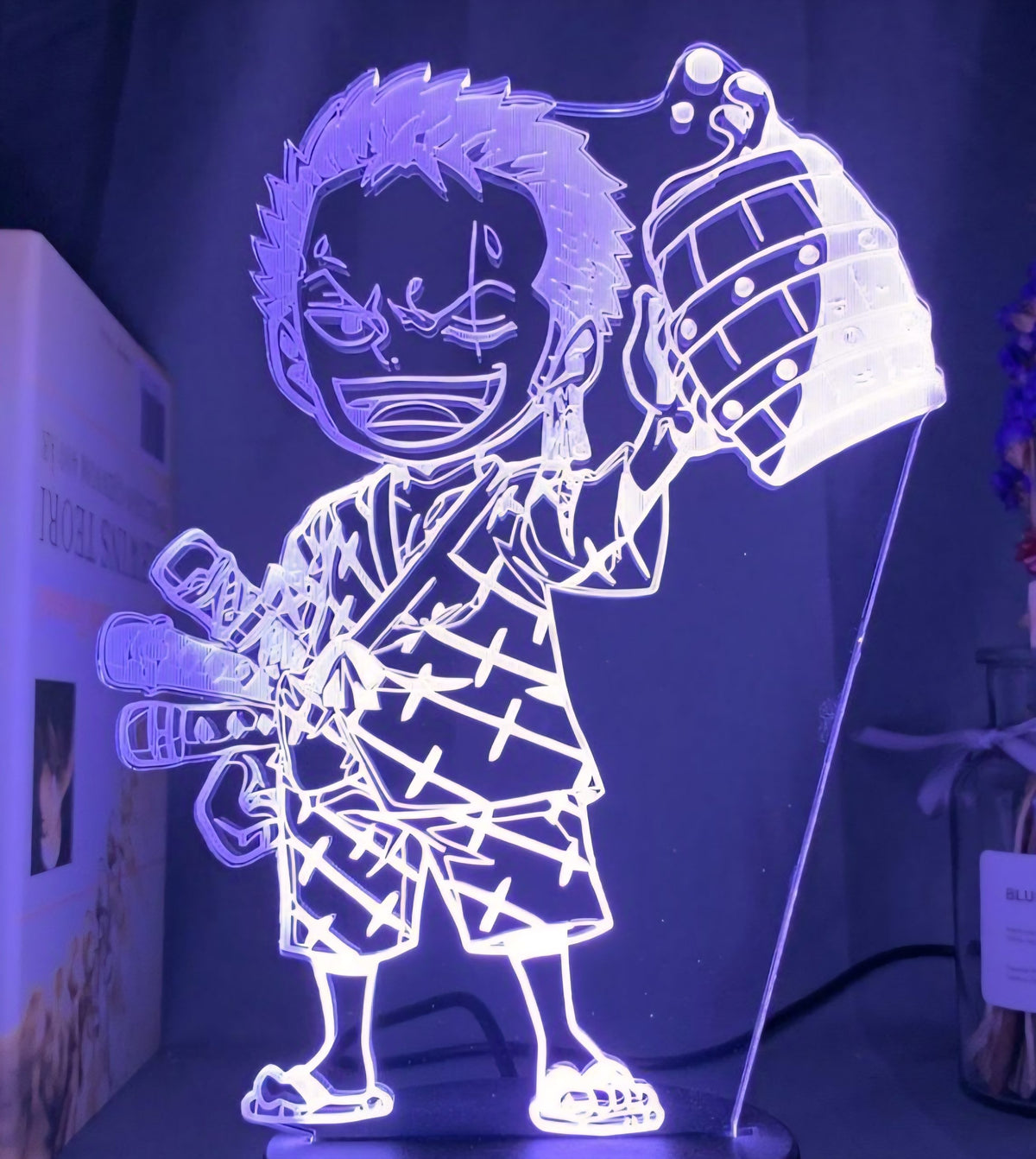 Roronoa Zoro - One Piece Original 3D Anime Night Light Lamp LED