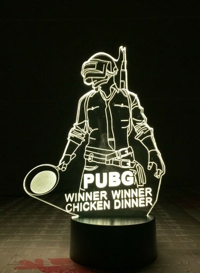 PUBG Funny Original 3D Night Light Lamp LED