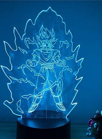 Goku - Dragon Ball Z Original 3D Anime Night Light Lamp LED