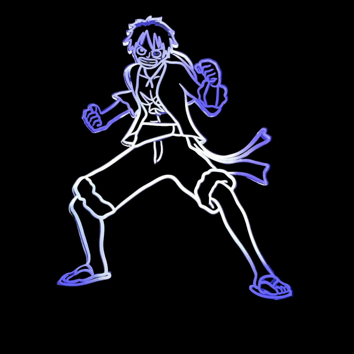Monkey D. Luffy - One Piece Original 3D Anime Night Light Lamp LED