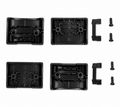 Replacement Headband Hinge / Yoke Plastic Kit for HyperX Cloud II (Cloud 2) / Cloud Alpha / Alpha S – Left &amp; Right, with Screws
