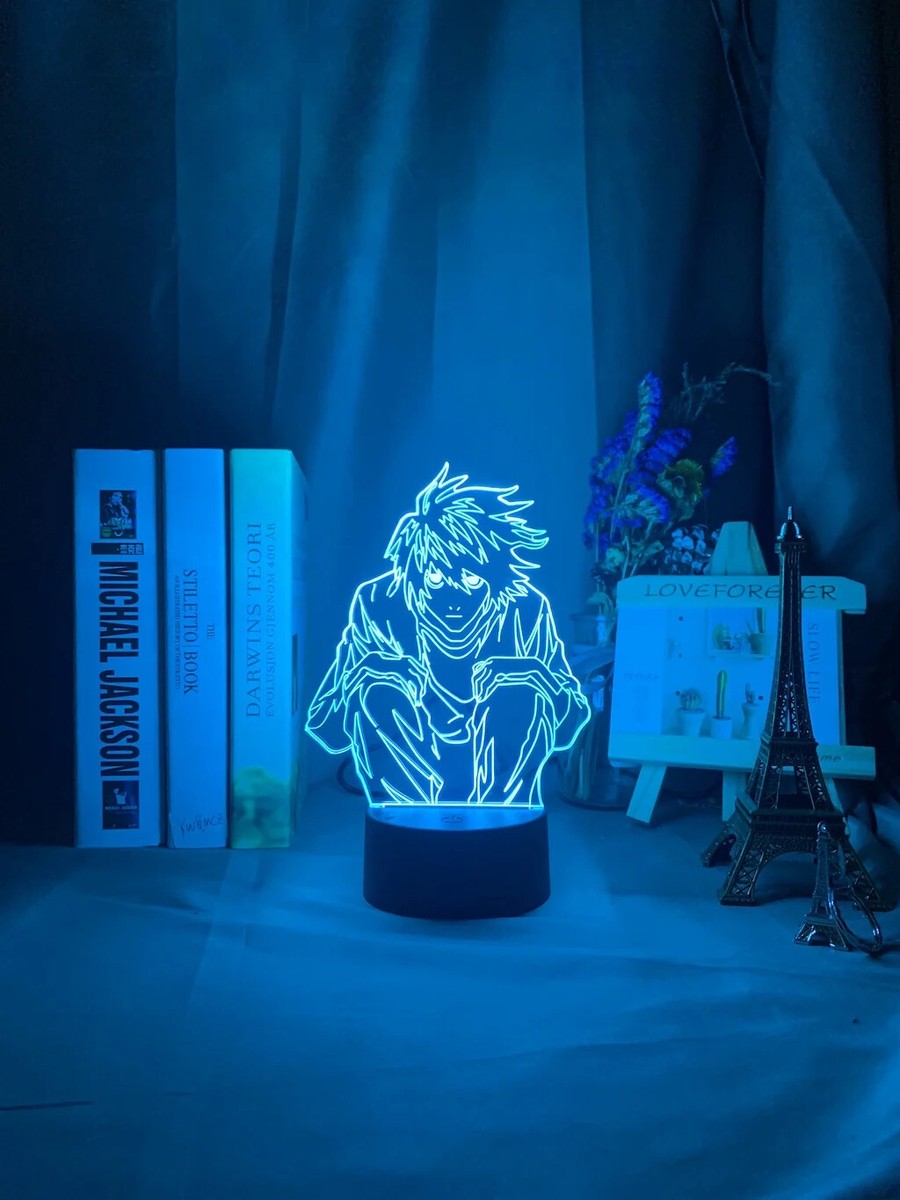 L-Lawliet - Death Note Original 3D Anime Night Light Lamp LED