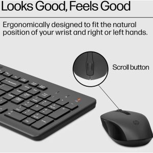 HP 330 Wireless Keyboard & Mouse Combo (European Layout) - Image 5
