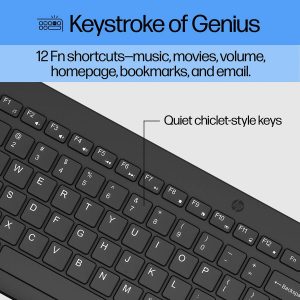 HP 330 Wireless Keyboard & Mouse Combo (European Layout) - Image 6