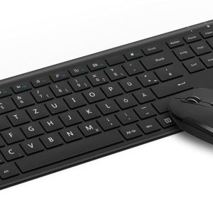 Jelly Office Ultraslim Rechargeable Wireless Keyboard and Mouse Set