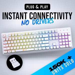 KLIM Chroma Wireless Full-Size Keyboard - Image 2