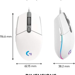 Logitech G203 Gaming Mouse - White - Image 7