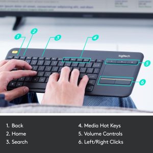 Logitech K400 Plus Wireless Touch Keyboard - Image 6