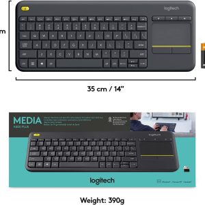 Logitech K400 Plus Wireless Touch Keyboard - Image 7