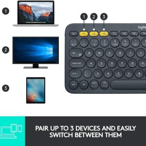 Logitech K380 Multi-Device Bluetooth Keyboard - Image 3