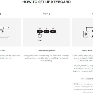 Logitech K380 Multi-Device Bluetooth Keyboard - Image 6