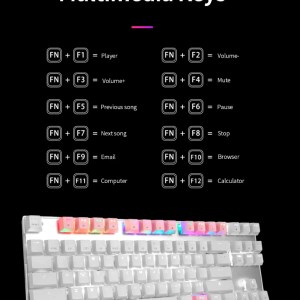 Motospeed CK82 TKL Mechanical Gaming Keyboard - Image 6