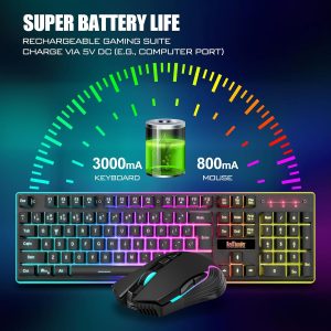 RedThunder K10 Gaming Keyboard and Mouse Combo - Image 3