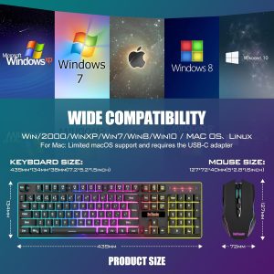 RedThunder K10 Gaming Keyboard and Mouse Combo - Image 7