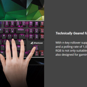 Sharkoon PureWriter Full-Size Mechanical Keyboard - Image 4