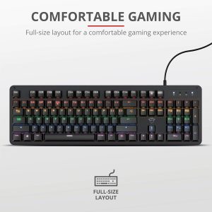 Trust Mazz Mechanical Full-Size Gaming Keyboard - Image 4