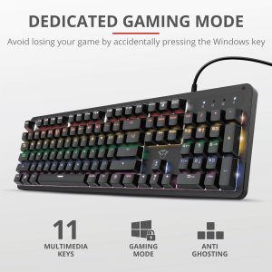 Trust Mazz Mechanical Full-Size Gaming Keyboard - Image 5