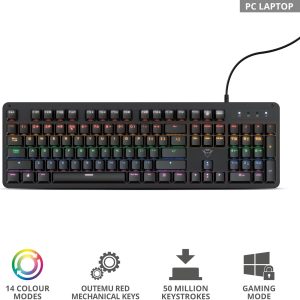 Trust Mazz Mechanical Full-Size Gaming Keyboard - Image 6