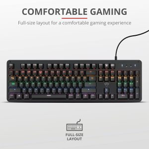 Trust Thaz GXT 1863 Full-Size Gaming Keyboard - Image 3